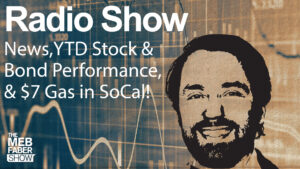 Episode #412: Radio Show: Meb’s Got News!…YTD Stock & Bond Performance… Gas in SoCal – Meb Faber Research